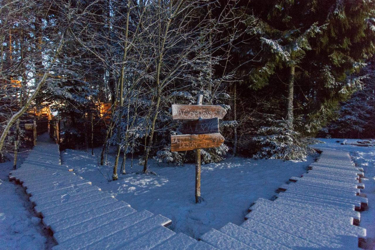 Domaine De L'Authentique Cabanes Dans Les Arbres Fournet-Blancheroche Buitenkant foto